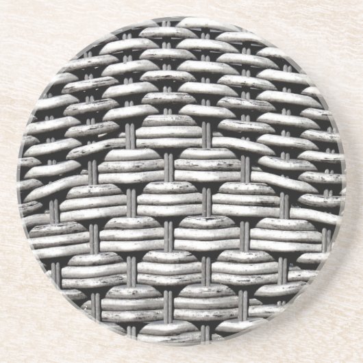 Abstract en stijlvol grijs patroon zandsteen onderzetter (Voorkant)