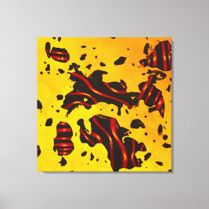 Abstract Energie Vector Canvas Afdruk