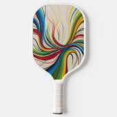 Abstract Energy Burst Pickleball Paddle (Achterkant)