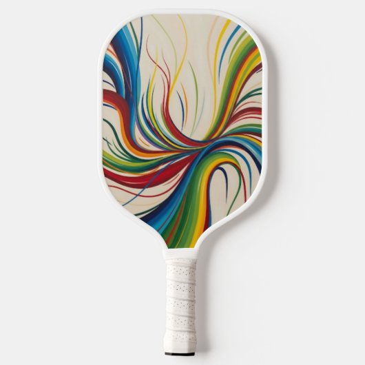 Abstract Energy Burst Pickleball Paddle (Achterkant)