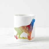 Abstract Engels setter silhouette Koffiemok (Center)