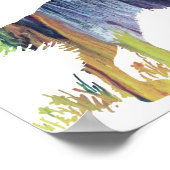 Abstract Engels setter silhouette Poster (Hoek)