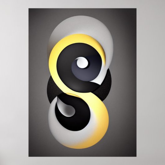 Abstract Enso-Poster Poster (Voorkant)