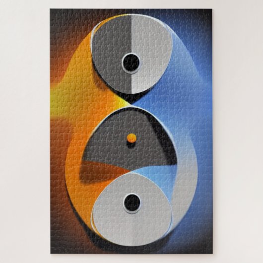 Abstract Enso Puzzel (Verticaal)