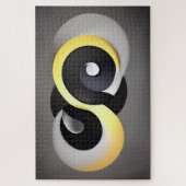 Abstract Enso Puzzel (Verticaal)