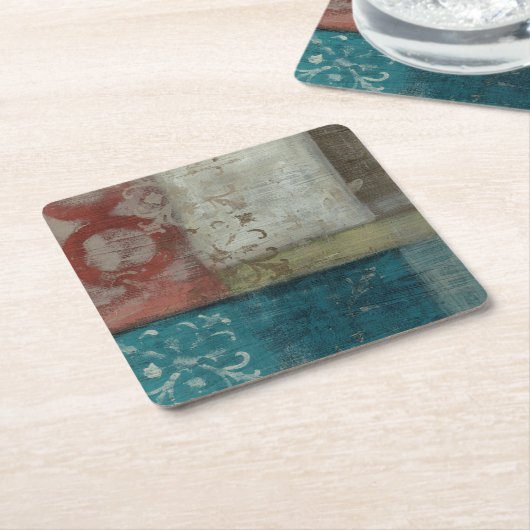 Abstract erfgoed I Kartonnen Onderzetters (Schuin)