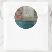 Abstract erfgoed I Ronde Sticker (Tas)