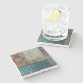 Abstract erfgoed I Stenen Onderzetter (Zijkant)