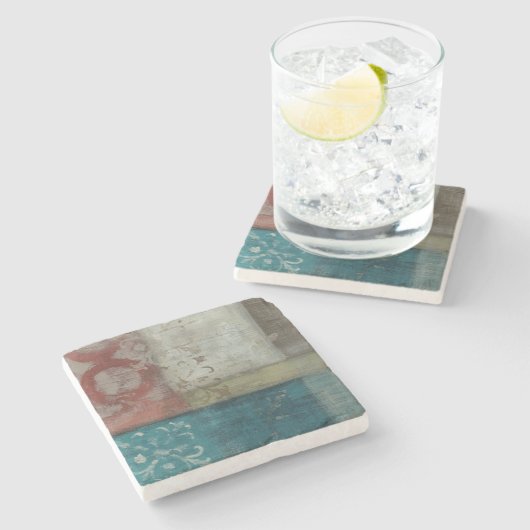 Abstract erfgoed I Stenen Onderzetter (Zijkant)