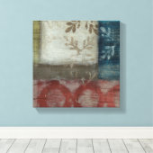 Abstract erfgoed II Canvas Afdruk (Insitu (Houten vloer))