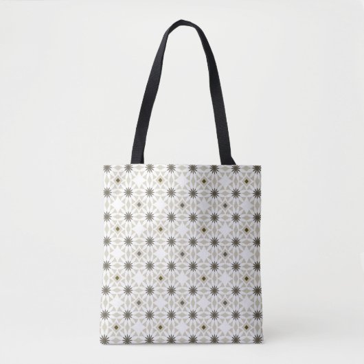 Abstract ethnic geometric patterns design backgrou tote bag (Voorkant)