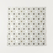 Abstract ethnic geometric patterns design backgrou wandkleed (Voorkant)