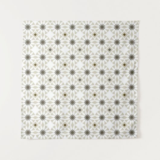 Abstract ethnic geometric patterns design backgrou wandkleed (Voorkant)