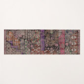 Abstract ethnooppatroon - Folklore Art 1+2 Yogamat (Voorkant (horizontaal))