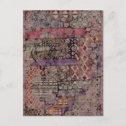 Abstract ethnooppatroon - Folklore Art 1 Briefkaart (Voorkant)