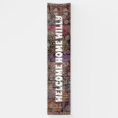 Abstract ethnooppatroon - Folklore Art 1 Spandoek (Verticaal)