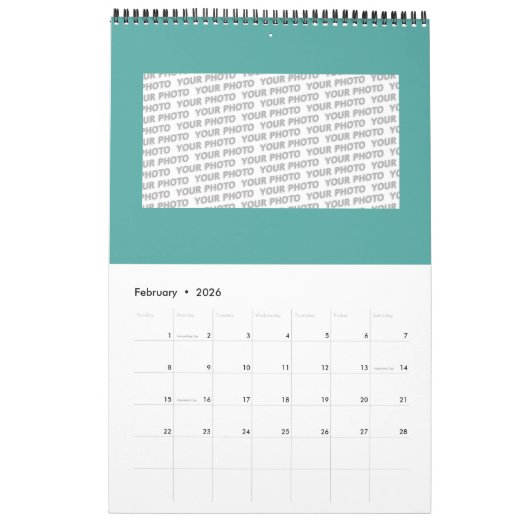 Abstract ethnooppatroon - Folklore Art 2 Kalender (Feb 2026)