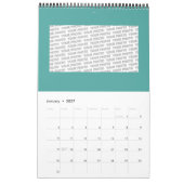 Abstract ethnooppatroon - Folklore Art 2 Kalender (Jan 2027)