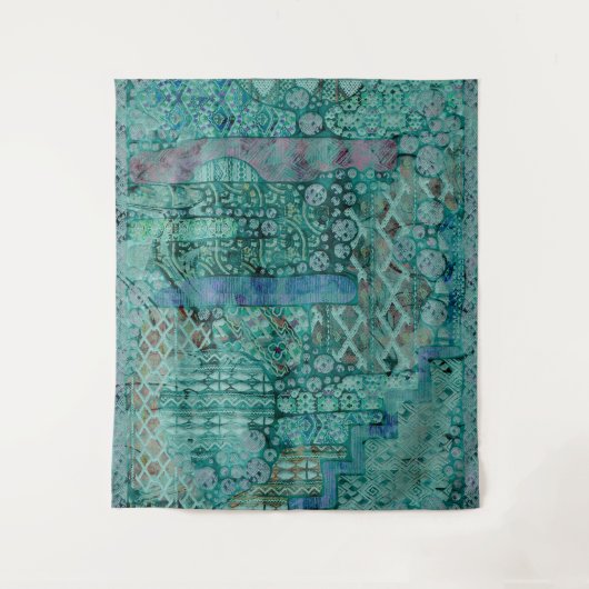 Abstract ethnooppatroon - Folklore Art 2 Wandkleed (Voorkant)