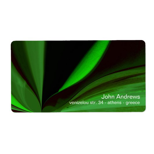 abstract etiket (Voorkant)