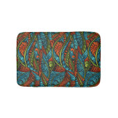 Abstract etnisch behang badmat (Voorkant)