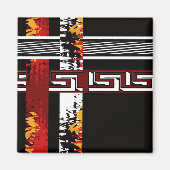 Abstract , etnisch , creatief magneet (Voorkant)