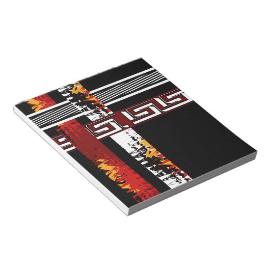 Abstract , etnisch , creatief notitieblok (Schuin)