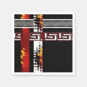 Abstract , etnisch , creatief servet (Voorkant)