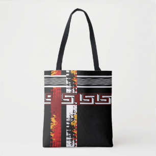 Abstract , etnisch , creatief tote bag