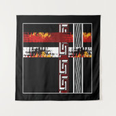 Abstract , etnisch , creatief wandkleed (Voorkant (horizontaal))