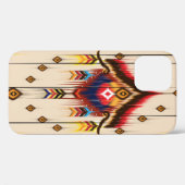 Abstract etnisch geometrisch patroon, Ikat geometr Case-Mate iPhone Case (Achterkant (horizontaal))