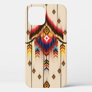 Abstract etnisch geometrisch patroon, Ikat geometr Case-Mate iPhone Case