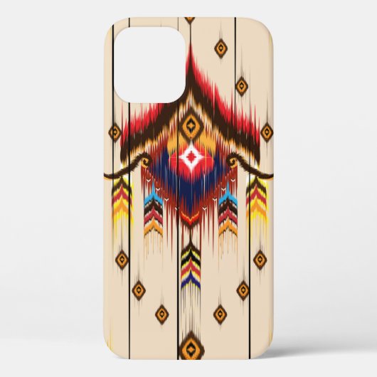 Abstract etnisch geometrisch patroon, Ikat geometr Case-Mate iPhone Case (Achterkant)