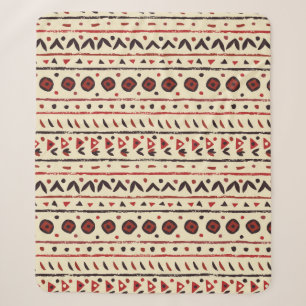 Abstract etnisch naadloos patroon sherpa deken