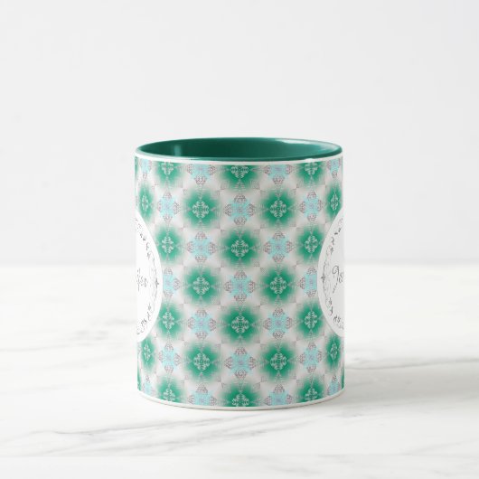 abstract etnisch patroon mok (Midden)