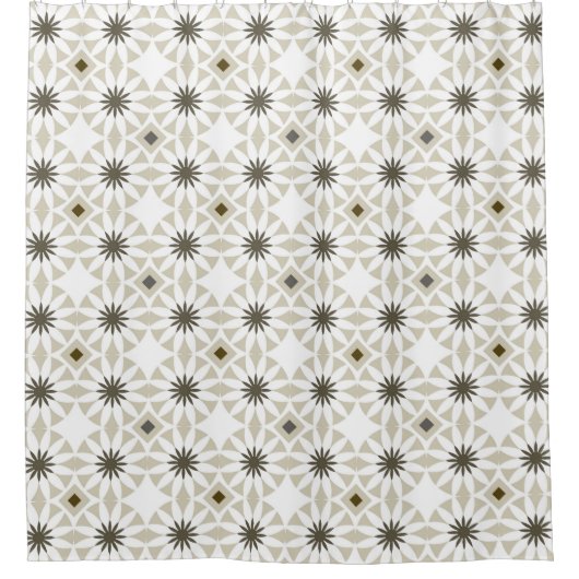 Abstract etnische geometric patterns design backgr douchegordijn (Voorkant)