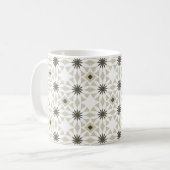 Abstract etnische geometric patterns design backgr koffiemok (Voorkant links)