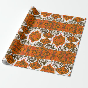 Abstract Etnische vintage Naadloos Patroon. Trendy Cadeaupapier