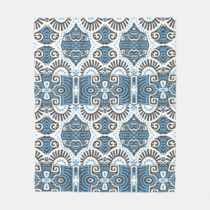 Abstract Etnische vintage Naadloos Patroon. Trendy Fleece Deken