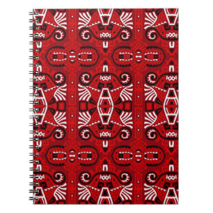 Abstract Etnische vintage Naadloos Patroon. Trendy Notitieboek
