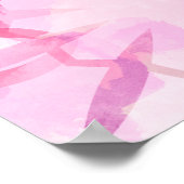 Abstract etnische vormgeving. Waterverf backgro Poster (Hoek)