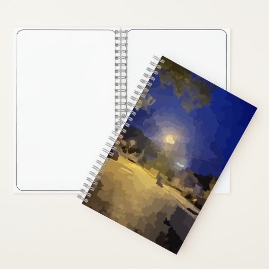 Abstract Evening Sketchbook Notitieboek (Binnen)