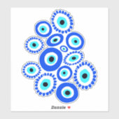 Abstract Evil Eye Graphic Sticker (Vel)