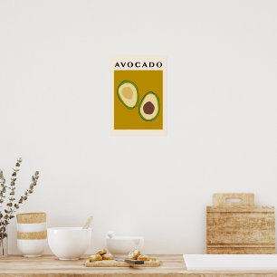 Abstract Exotisch Fruit Boho Poster