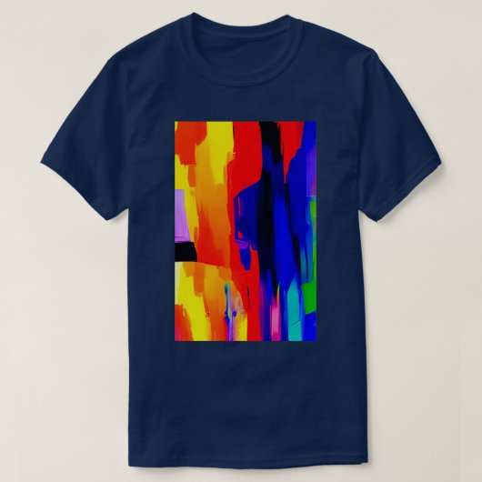 Abstract Expressionism Wallpaper 7 T-shirt (Design voorkant)