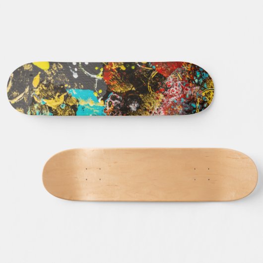 Abstract expressionisme #1 Skateboard (Horizontaal)