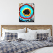 Abstract expressionisme Black Hole Contemmodern Canvas Afdruk (Insitu (Slaapkamer))