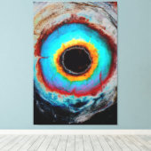 Abstract expressionisme Black Hole Contemmodern Canvas Afdruk (Insitu (Houten vloer))