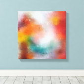 Abstract expressionisme canvas afdruk (Insitu (Houten vloer))