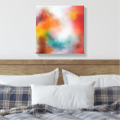 Abstract expressionisme canvas afdruk (Insitu (Slaapkamer))